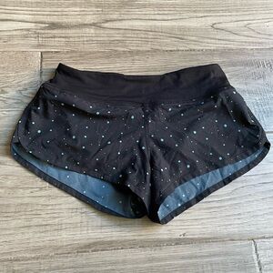 Rabbit Catch Me If You Can Shorts In Black/Splatter Dot Storage Pockets SZ XS